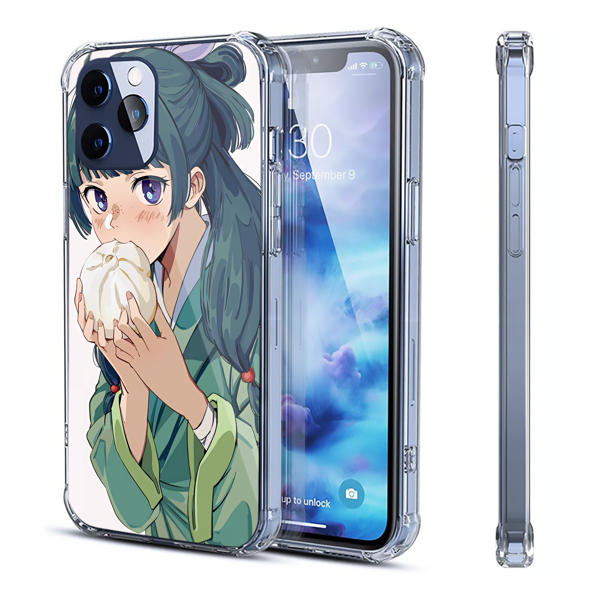 （画像用） 薬屋のひとりごと The Apothecary Diaries 【iPhone 12シリーズ対応】透明スマホケース（クリアソフトケース）